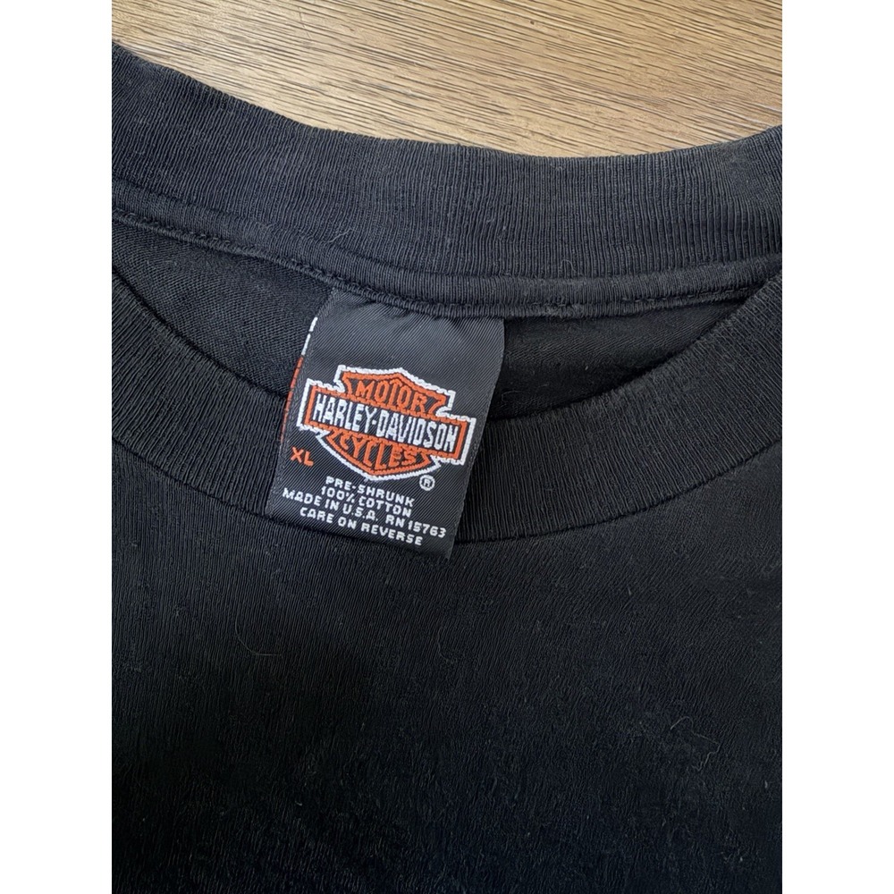 Harley Davidson Coziahr Made USA T Shirt Mens XL World Class Black - Picture 4 of 4
